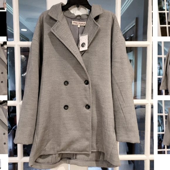 Hannah Slouchy Double Breasted Blazer FREE PEOPLE - Picture 2 of 8